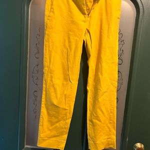 Woman’s long pants.